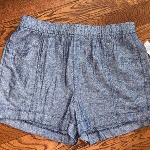 NWT Old Navy Linen blend shorts, size medium